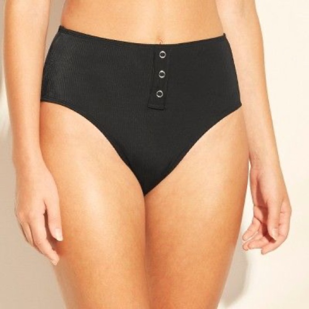 High waist bikini bottoms